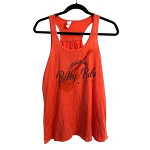 Billy Bobs Texas Womens Racerback Tank Top By Bella Canvas Medium Coral